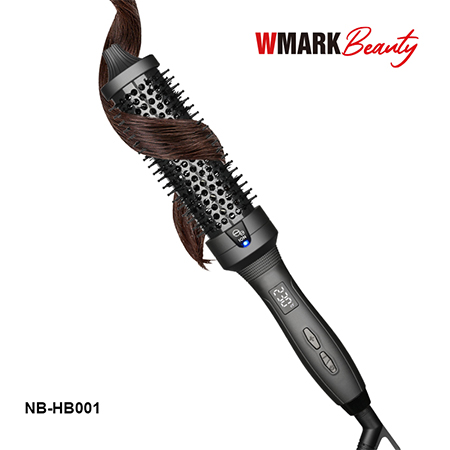 WMark NB-HB001 Thermal Brush Electric Double MCH Sisir Pengeriting dan Penata Rambut Serbaguna NB HB001