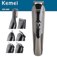 Kemei KM-600 Electric Hair Trimmer Clipper Alat Cukur Rambut Elektrik