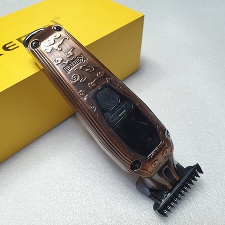 Kemei KM-1575 Hair Clipper 7500RPM 1200MAH Alat Cukur Rambut  KM1575 KM 1575 - ROSEGOLD