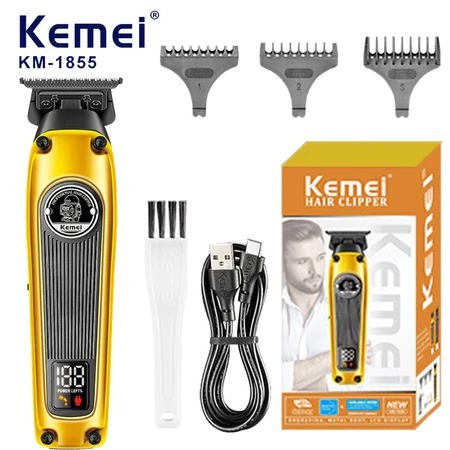 Kemei KM-1855 Hair Clipper Alat Cukur Rambut
