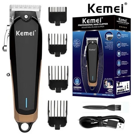 Kemei KM-1756 Hair Clipper Professional 6500RPM 1500MAH Rechargeable Cukur KM 1756 KM1756