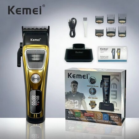Kemei KM-1911 Professional Design Electric Hair Clipper KM1911 KM 1911 - GOLD