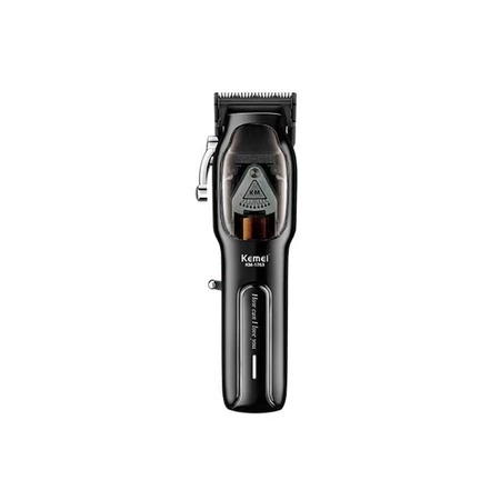 Kemei KM-1763 Hair Clipper Kemei 1763 Cukur Pangkas Rambut Elektrik 9000 Rpm - HITAM