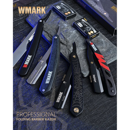 WMark NG-HZ001 Folding Barber Razor Pisau Cukur Lipat NG HZ001 NGHZ001