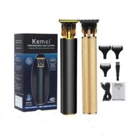 Kemei KM-1971 Professional Trimmer Alat Cukur Rambut Kemei 1971 - BLACK